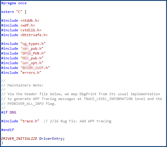 Adding Trace Header