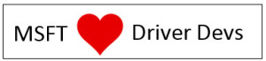 MSFT Hearts Driver Devs