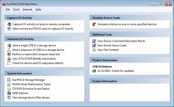 Figure 5 - Start Menu