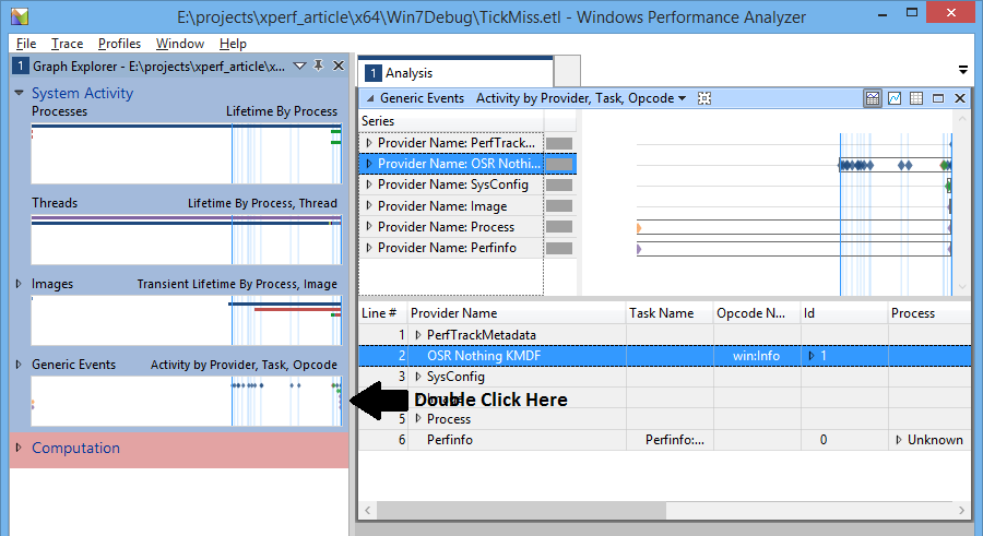 Figure 10 - Custom ETW Provider Data